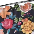 thumbnail image 3 of Pioneer Flower Floral Print Pattern Shower Curtain 72"x84" ,Bathroom Decorative Shower Curtains Set with 12 Hooks,Modern Waterproof Washable Shower Curtain, 3 of 6