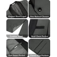 thumbnail image 5 of COOFANDY Wedding Outfit for Men 2 Piece Mens Suit Slim Fit Tuxedo with Shawl Lapel for Grooms, 5 of 6
