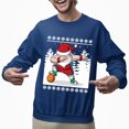 thumbnail image 2 of Christmas Sweatshirt, Dabbing Santa Basketball Christmas Sweatshirt, Funny Ugly Holiday Sweatshirt, Xmas Gift for Basketball Players & Fans, 2 of 5