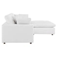 thumbnail image 2 of Modway Commix Down Filled Overstuffed Sectional Sofa in Pure White, 2 of 3