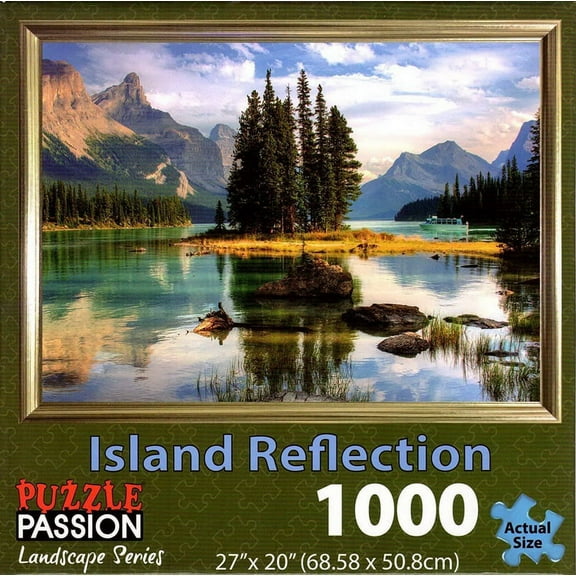 Island Reflection 1000 Piece Puzzle