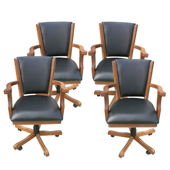 Fauteuil pour table de poker Kingston - ensemble de 4