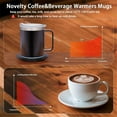 thumbnail image 5 of de Café Autocalentable de Doble Capa de Acero Inoxidable 304, Calentador de Tazas para Bebidas con Juego de Tazas para Escritorio, Hogar y Oficina, 5 of 5