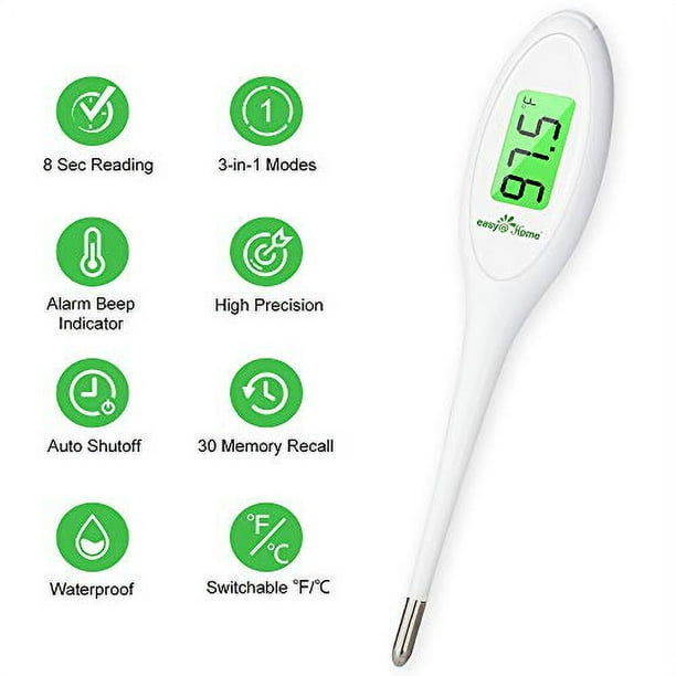 4 thermomètres corporels digitaux, Appareils de mesure