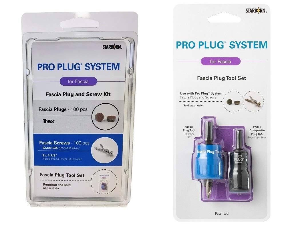 Pro Plug System for Fascia Plug and Screw Kit Trex Fire Pit Fascia