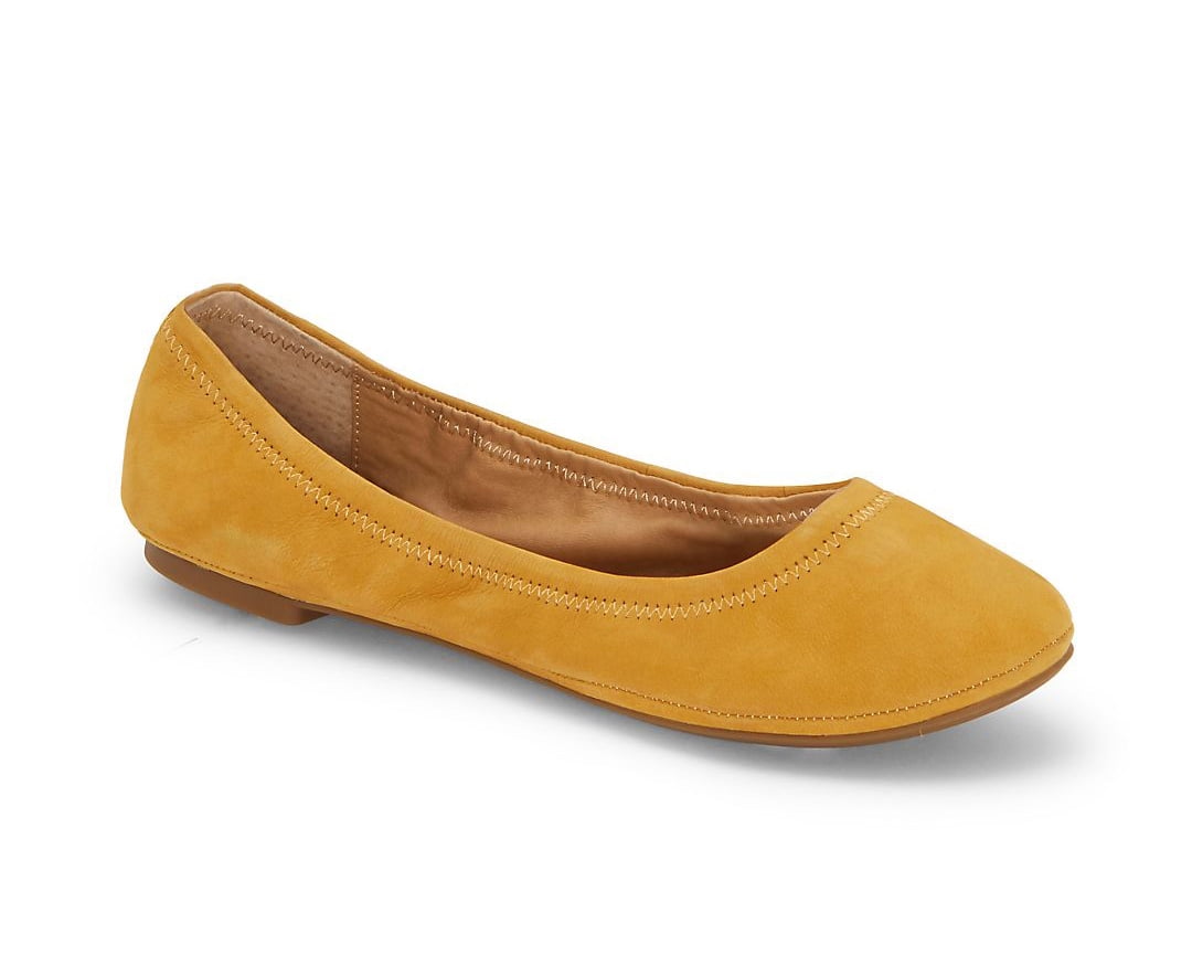 lucky brand yellow flats