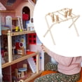 thumbnail image 1 of Tendedero de ropa para casa de muñecas Hugo muebles en miniatura simulación Mini con pinzas para tela para jardín de hadas, 1 of 10