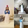 thumbnail image 3 of Yuedong Nurse Angel Figurine Decoration ,Cathedral Art Angel Nurse Statue , Angel Collection Nurses are Angel in Disguise Nurse Angel Figurine,for a Nurse Graduation or Retirement Gifts, 3 of 6