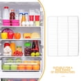 thumbnail image 3 of FUTUREORYY 2Pcs White Metal Fridge Shelf Divider Wire Rack for Universal Freezer and Refrigerator Use, 3 of 8