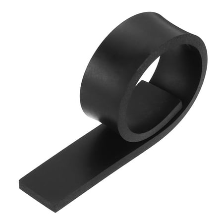 Uxcell Solid Rubber Sheet 3/16" Thick x 1" Wide x 10" Long, Anti-Slip Neoprene Rubber Roofing Material for Gaskets DIY Material, Pads