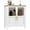 White, variant on Sideboard Buffet Cabinet with 2 Glass Doors, 29 in Buffet Table Coffee Bar Wine Bar Display Cabinet for Kitchen Dining Room, Living Room (Glass with 2 Door, White)