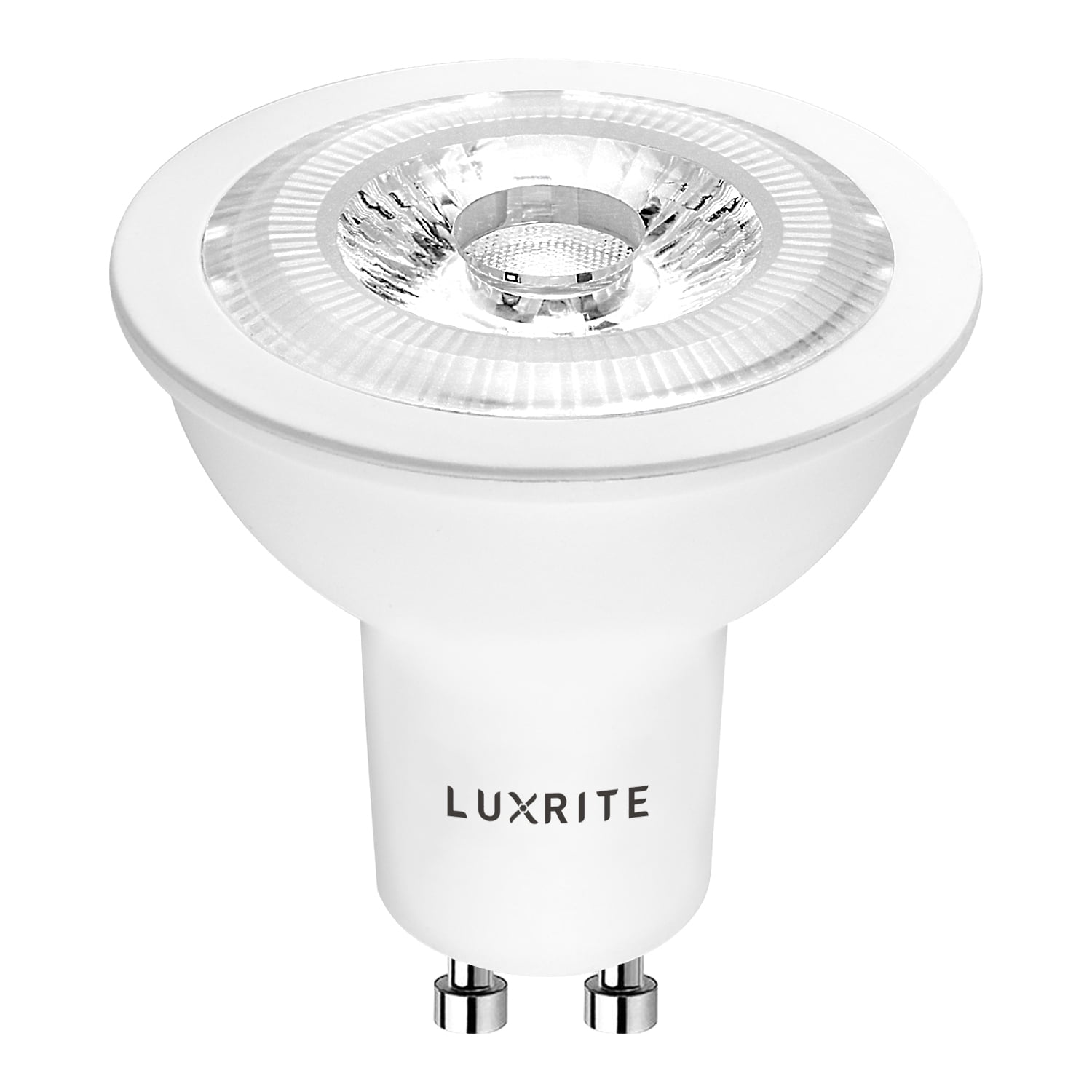 Luxrite GU10 LED Bulbs Dimmable, 50W Equivalent, 2700K Warm White, 120V ...
