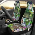 thumbnail image 3 of Rick And Morty Car Seat Covers 2 Pcs Seat Protector Cover Universal Front Vehicle Seat Protector For Auto Truck Van Suv Sedan Vehicle, 3 of 9