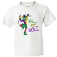 thumbnail image 3 of Inktastic Let the Good Times Roll Mardi Gras Jester Youth T-Shirt, 3 of 5
