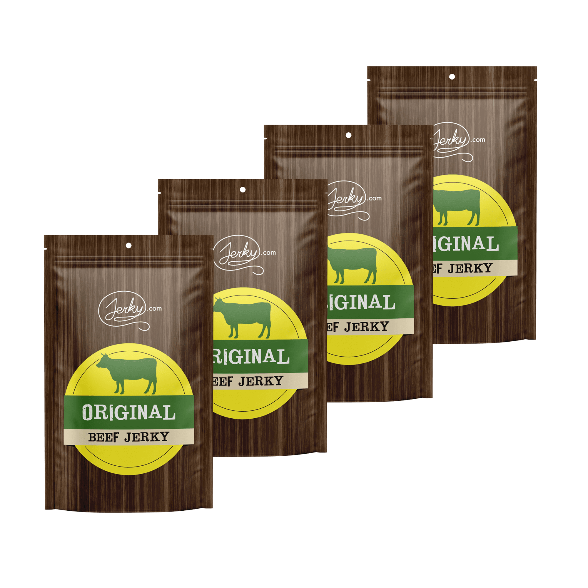 All Natural Original Beef Jerky - No Added Preservatives, No MSG or Nitrates - Bold & Peppery, 100% Lean Beef (1 Pound)