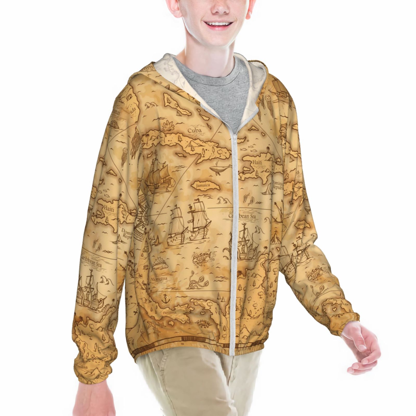 WIND AND SEA PRINT HOODIE PARKA タイダイ M