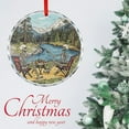 thumbnail image 3 of Glass Christmas Ornament Skull Camping Glass Round Ornaments Camping Camper Gifts Hanging Ornaments Xmas Tree Decor for Family Friends Lovers, 3 of 8