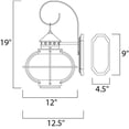 thumbnail image 2 of Maxim Portsmouth One Light 19-Inch Outdoor Wall Light - Oil Rubbed Bronze - 30503CDOI, 2 of 2