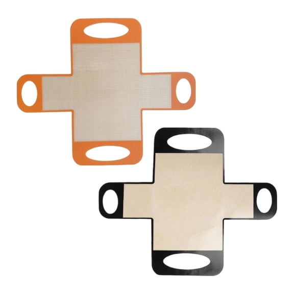 Pack of 2 Food Grade Silicone Baking Slings Suitable for Bread Pan Liner Heat Resistant up to 500°f with Grip Handle
