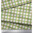 thumbnail image 1 of Soimoi Polyester Crepe Fabric Geometric Check Print Fabric by The Yard 52 Inch Wide, 1 of 3