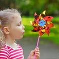 thumbnail image 4 of 100 Pieces Plastic Rainbow Pinwheels, Pinwheel Party Pinwheels DIY Pinwheel Set Kids Toy Garden Lawn Party Decoration, Multicolor, 4 of 4