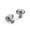 Brushed Satin Nickel, variant on 2 Pack Polished Nickel Oval Cabinet Knobs Dresser Knobs Solid Drawer Knobs Kitchen Cabinet Hardware Zinc Knobs for Dresser Drawers