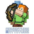thumbnail image 2 of Boys Minecraft Alex Adventure Is an Attitude T Shirt, 2 of 4