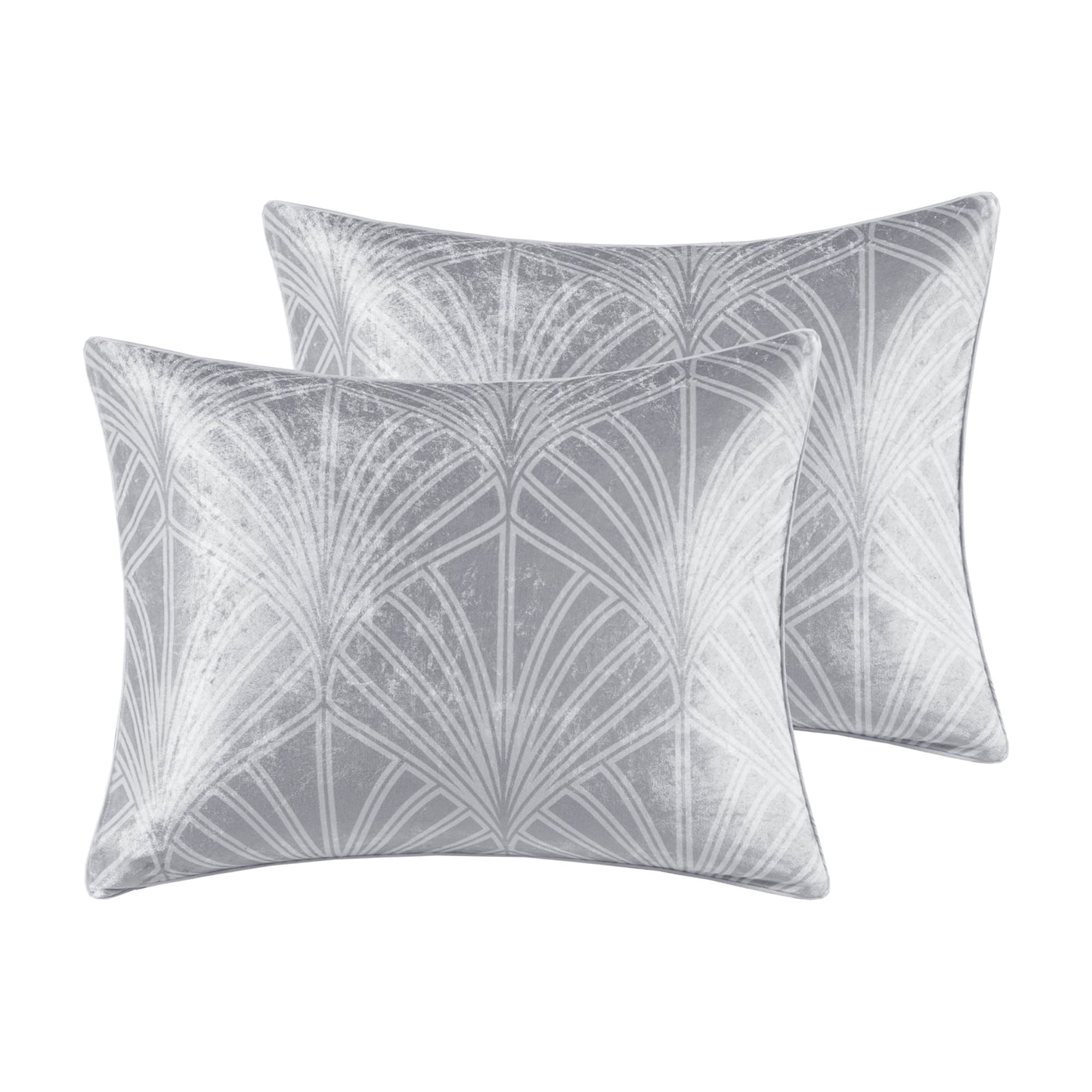 Beautyrest 5 Piece Kiona Bedding Comforter Set, Modern Full/Queen, Grey