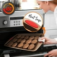 thumbnail image 5 of NutriChef Baking Pan 15-Piece Nonstick Golden Carbon Steel Bakeware Set, 5 of 8