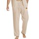 thumbnail image 3 of Ceisia Men's Relaxed Lightweight Casual Gift Loungewear Pants Soft Breathable Leather Label Decor Multi-Color, 3 of 4
