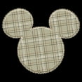 thumbnail image 2 of Boy's Mickey & Friends Mickey Mouse Plaid Silhouette  Pull Over Hoodie Black X Large, 2 of 4