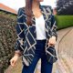 thumbnail image 2 of Gibobby Blazer de mujer elegante Chamarra Casual para Mujer Manga Larga con Frente Abierto para Trabajo Oficina Chamarra(Caqui,CH), 2 of 5