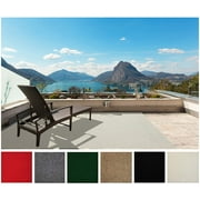 2' x 3' Valdosta Soft 100% UV Olefin Indoor/Outdoor Area Rugs, Runners and Doormats. Looks Great on Patio, Balcony, Decks, Docks, Gazebos, etc. (Color: Whitish)