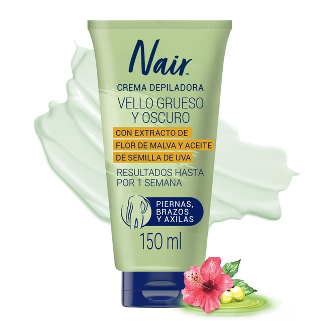 Nair Crema Depiladora Corporal Vello Grueso y Oscuro 150 ml Marca Probada por Dermatólogos