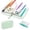 7 Day Green#002, variant on Pill Pouch Organizer Binder Waterproof Set 7 Case Travel for Bags Inside Zipper Day Medicine Weekly Vitamin Medication Reusable Portable Large Holder Daily Container Zippered Storage Purse Use(Black)