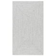 thumbnail image 3 of SAFAVIEH Braided Rishika Solid Machine Washable Reversible Area Rug, Silver/Grey, 2' x 3', 3 of 10