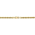 thumbnail image 4 of 14K Yellow Gold chain Rope 16 in 3 mm 3.0mm Semi-Solid, 4 of 5