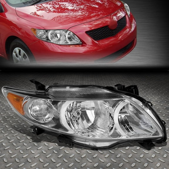 NUVISION for 09-10 Toyota Corolla OE Style Front Bumper Headlight Lamp Right TO2503182