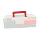 thumbnail image 3 of Caja de señuelos de pesca, almacenamiento de cebos, caja de accesorios de pesca de 2 capas rojo, 3 of 9