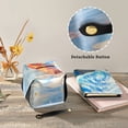 thumbnail image 3 of Fishes in Water Tissue Box Cover Leather Square Rectangle Tissue Box Holder for Bathroom Living Room Desk Office Decor, 3 of 7