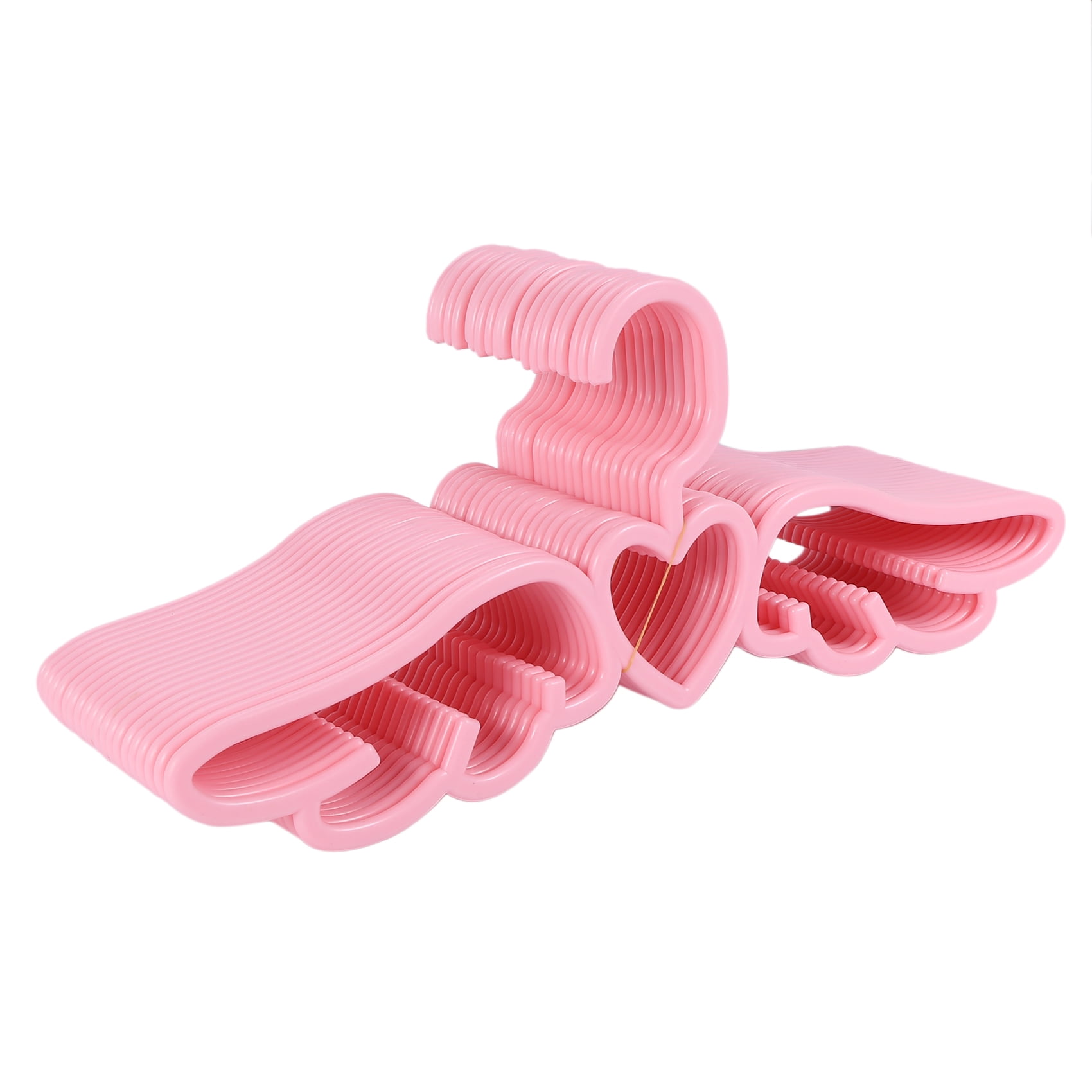 20 Pcs New Design Fly Angel Plastic Clothes Shirt Hanger, Cute Pretty Pink Loving Heart Scarf Underwear Hanger Rack