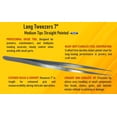 thumbnail image 2 of Tweezers 7" Medium Tips Straight Pointed Utility Forceps Hobby -Crafts Stainless, 2 of 8