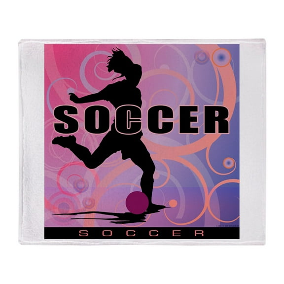 CafePress - 2011 Girls Soccer 2 - Soft Fleece Throw Blanket, 50"x60" Stadium Blanket