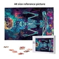 thumbnail image 6 of Rateoe Space Skeleton Meditation Pattern Wooden Picture Puzzle ,1000 Piece Jigsaw Puzzle ,Family Fun Puzzle, Home Décor Puzzle, Gift Puzzle(Vertical style), 6 of 9