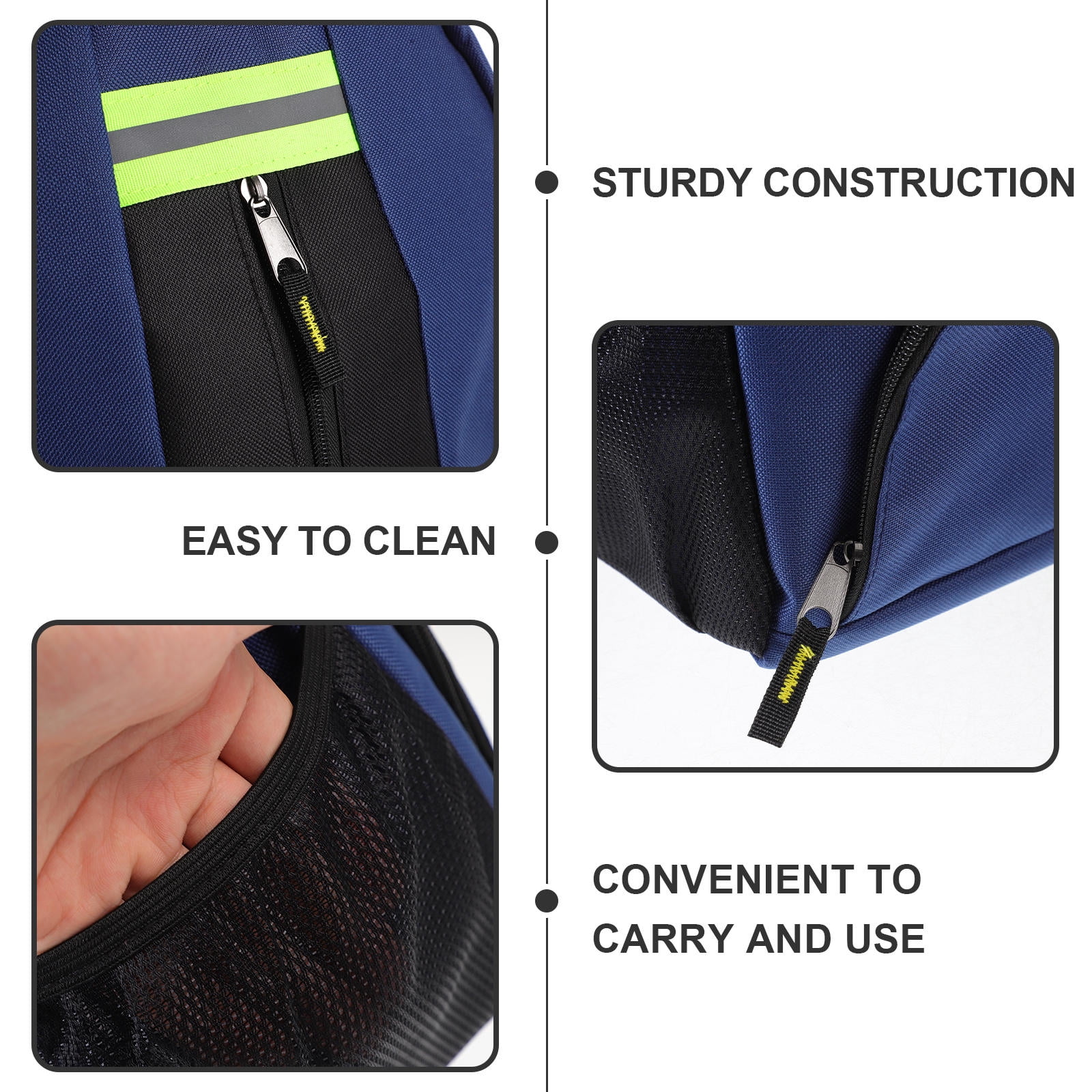 Hemobllo Durable Tool Carrying Bag Multifunctional Tools Backpack Canvas Sky Blue 1Set for Maintenance