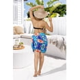 thumbnail image 3 of LA LEELA Women's Bikini Beach Swimwear Cover Ups Sarong One Size Rainbow, Floral, 3 of 4