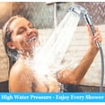 thumbnail image 2 of Filtered Handheld Shower Head High Pressure - Soften Hard Water, Boost 2X Water Pressure, 2 of 11