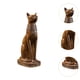 thumbnail image 5 of Figura decorativa de gato egipcio coleccionable para estantería, mesa de centro y hogar. L, 5 of 8