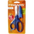 thumbnail image 1 of Tijeras Fiskars de punta roma con filo de seguridad 12 cm azul marino, 1 of 5