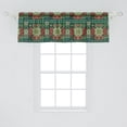 thumbnail image 2 of Ambesonne Ethnic Valance Pack of 2, Colorful Azulejo Tiles, 54"X18", Multicolor, 2 of 2